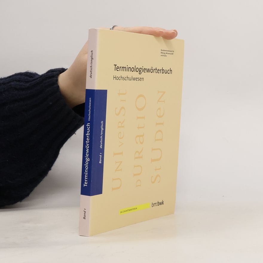 Brigitte Dillinger Paller Terminologiewörterbuch Hochschulwesen