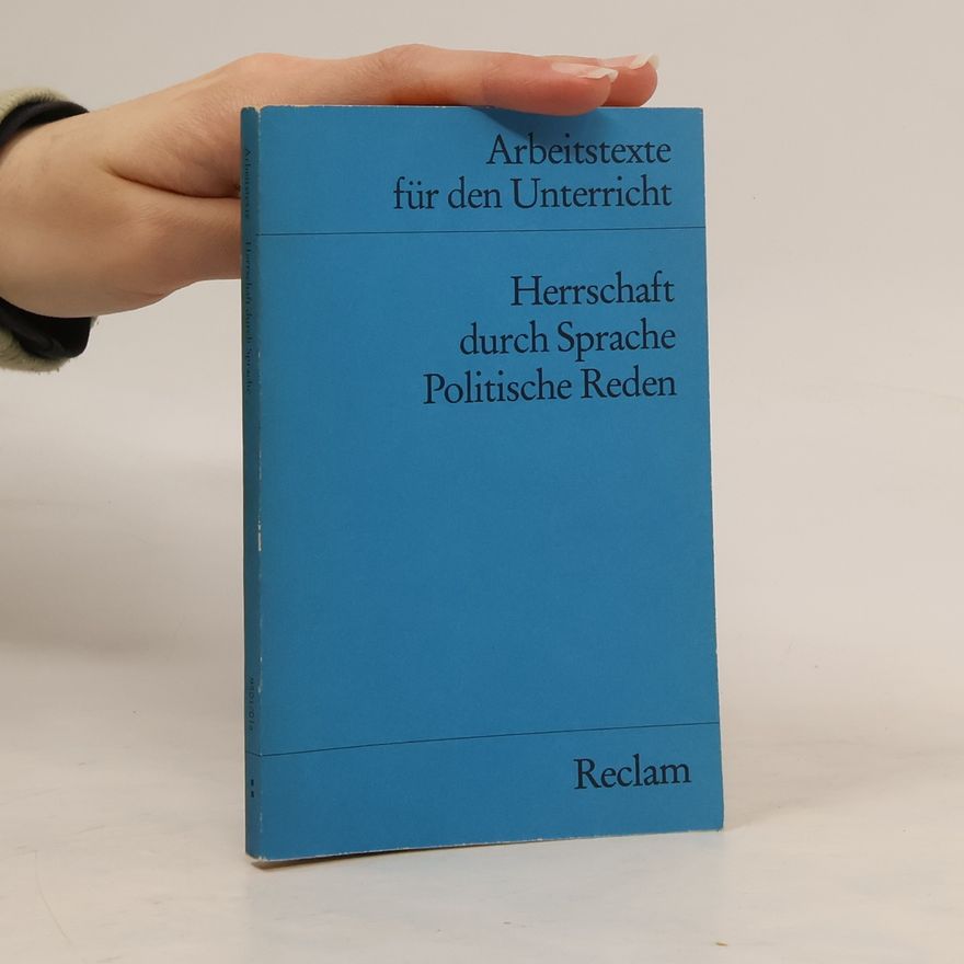 Walter Schafarschik Herrschaft durch Sprache