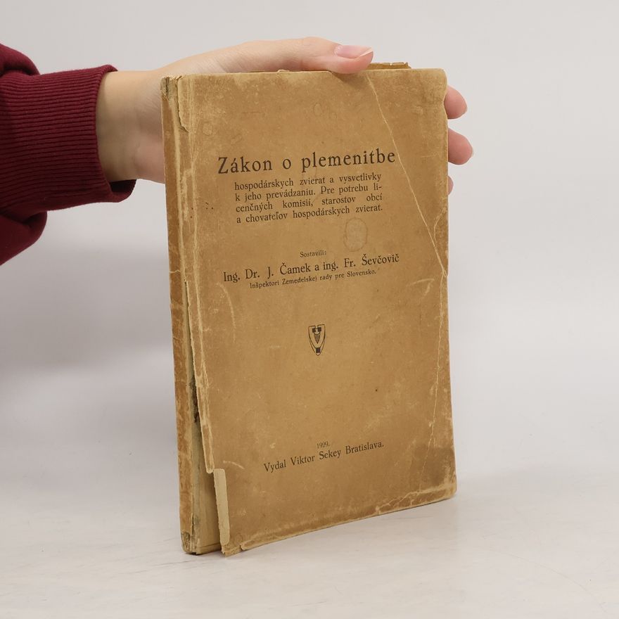 Fr Ševčovič Zákon o plemenitbe