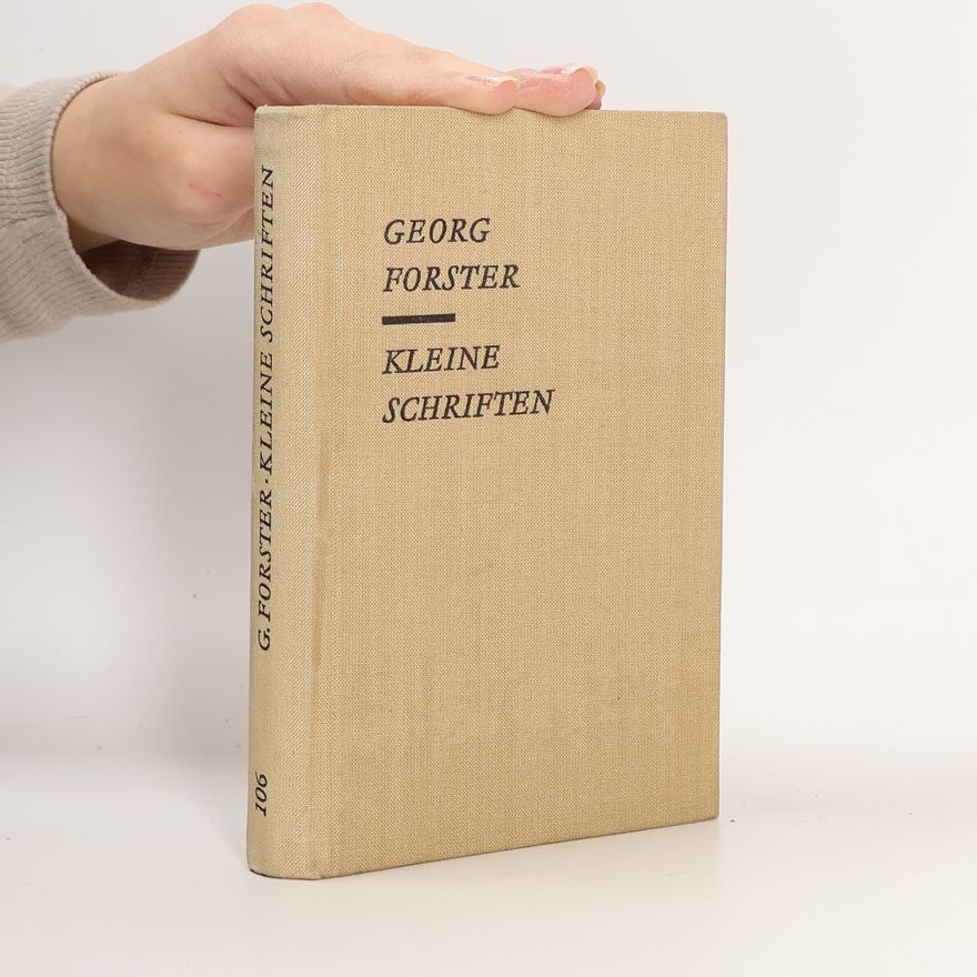Georg Forster Kleine Schriften