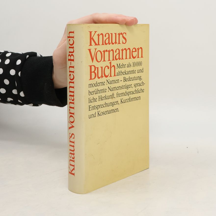 Autorenkollektiv Knaurs Vornamen Buch