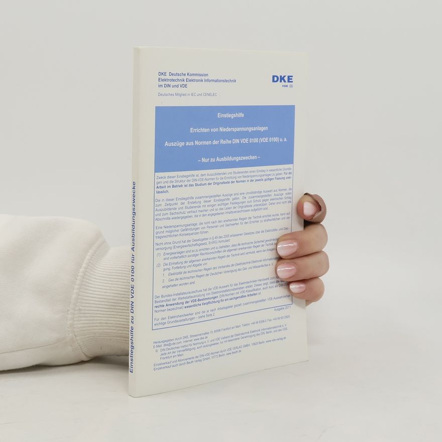 Kolektiv autorů Einstiegshilfe Errichten von Niederspannungsanlagen