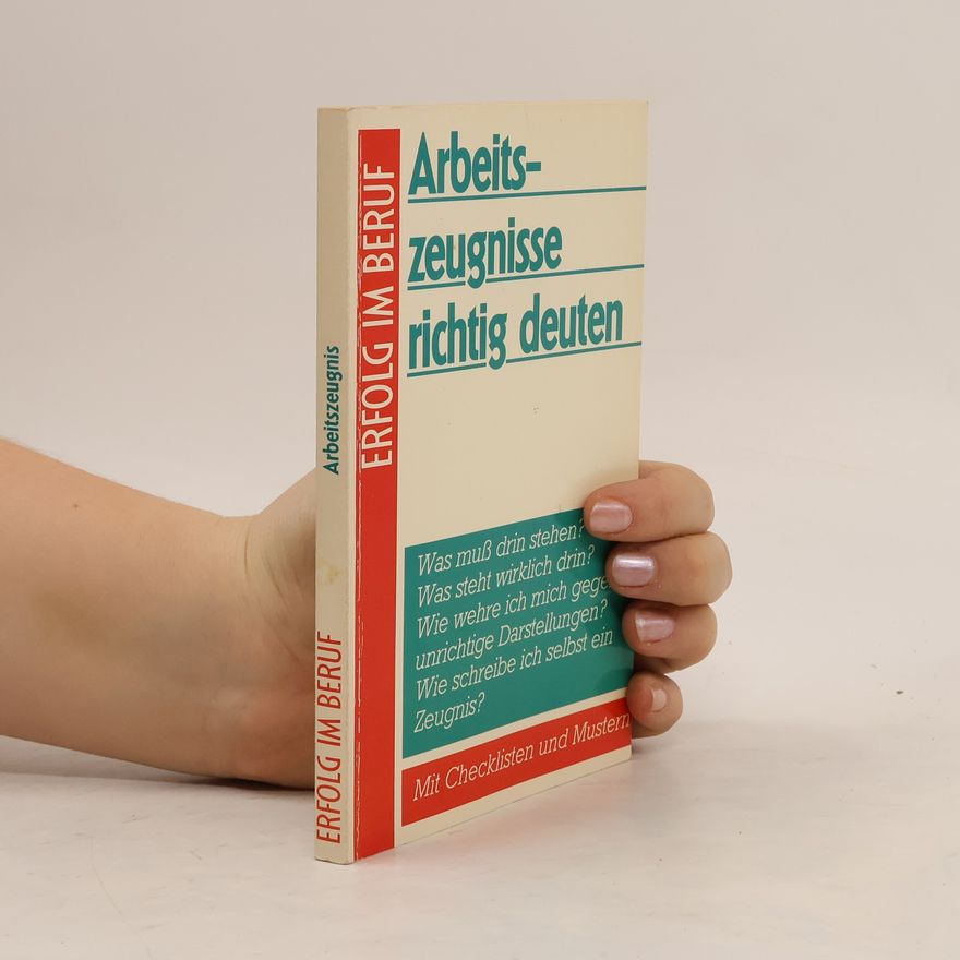 Various authors Arbeitszeugnisse richtig deuten
