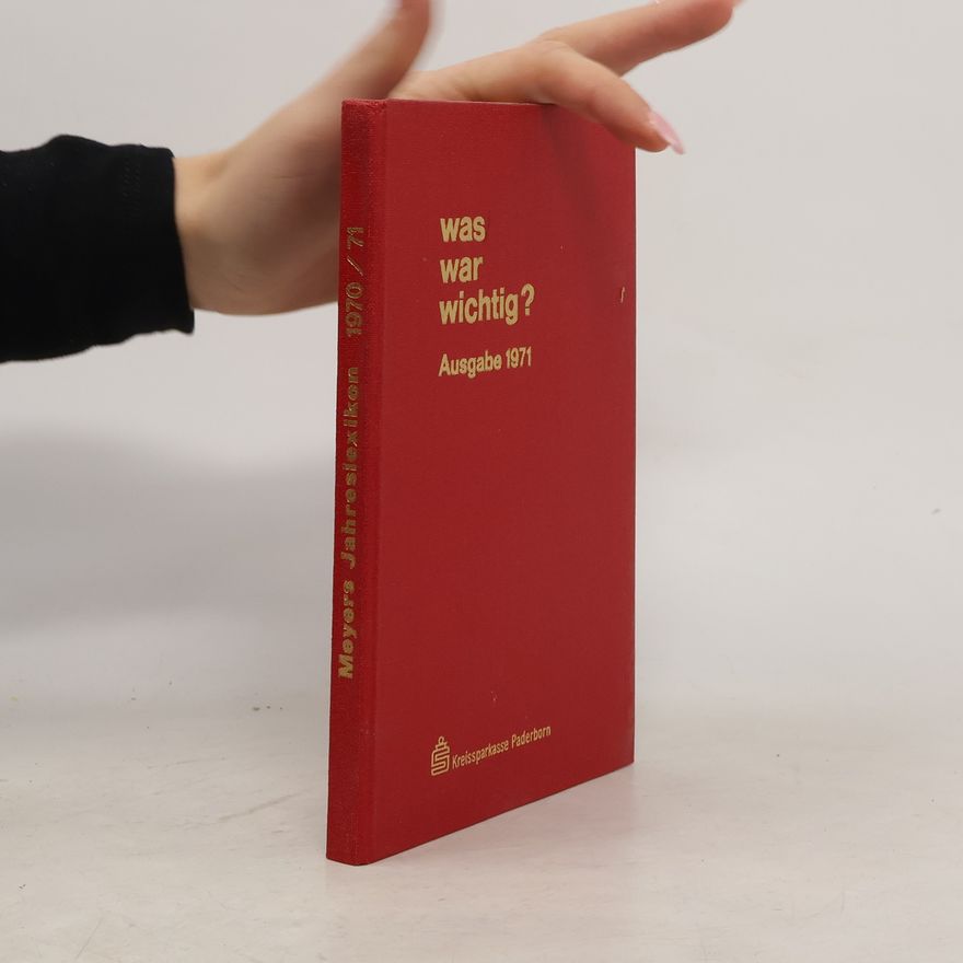 AA.VV. Meyers Jahreslexikon 1970/71