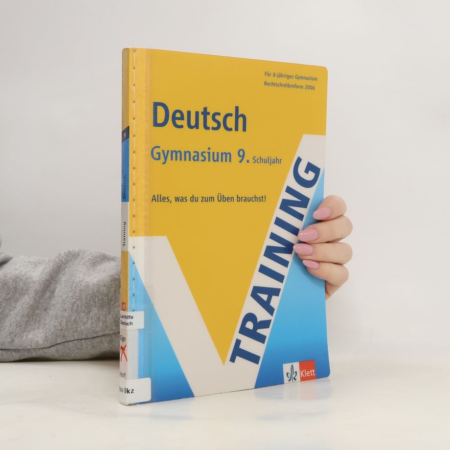 Klaus-Peter Hoffmann Training Deutsch Gymnasium 9. Schuljahr