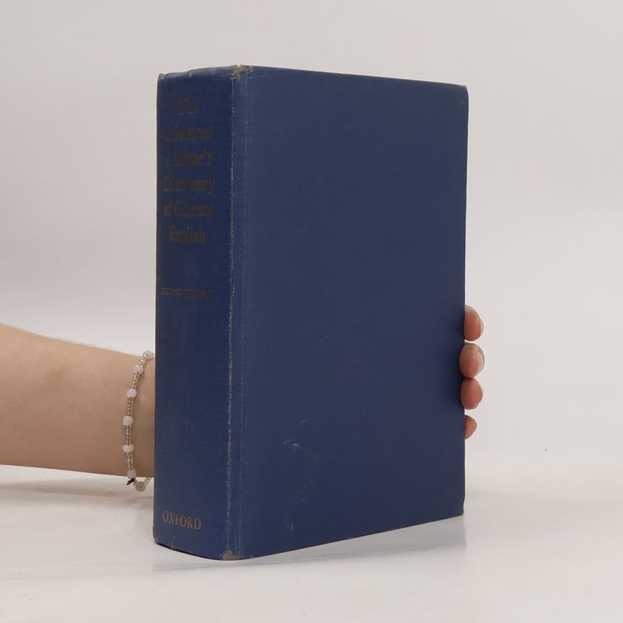 Albert Sydney Hornby The Advanced Learner’s Dictionary of Current English
