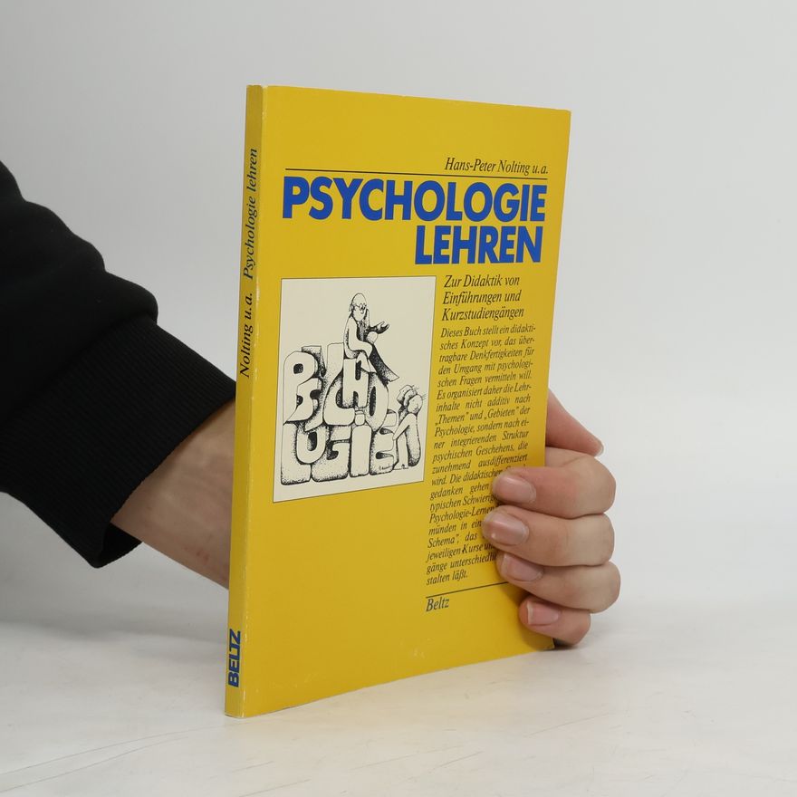 Hans Peter Nolting Psychologie lehren