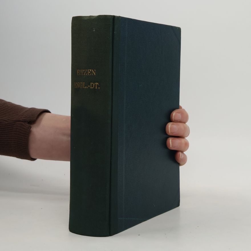 F. W. Eitzen Commercial Dictionary English German Part