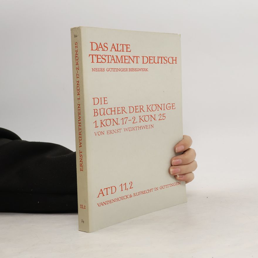 Ernst Würthwein Das Alte Testament Deutsch. ATD 11,2