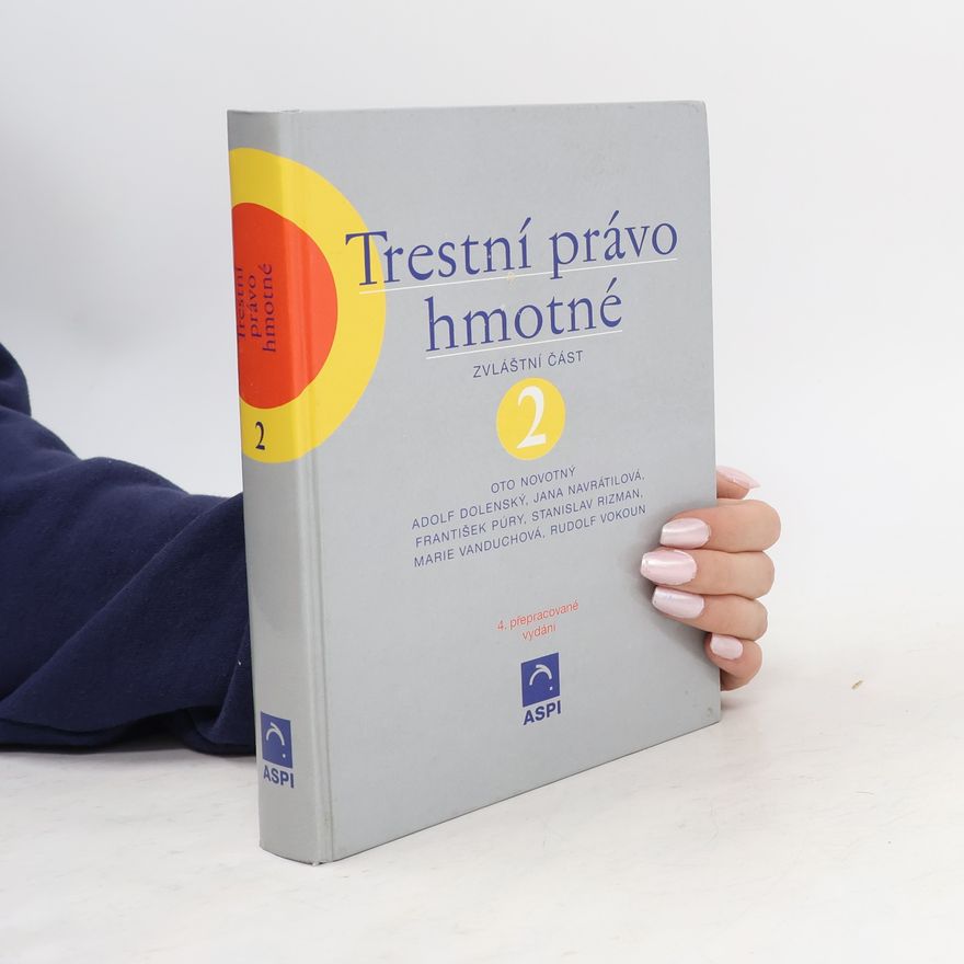 Oto Novotný Trestní právo hmotné 2
