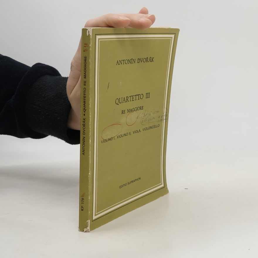 Antonín Dvořák Quartetto III