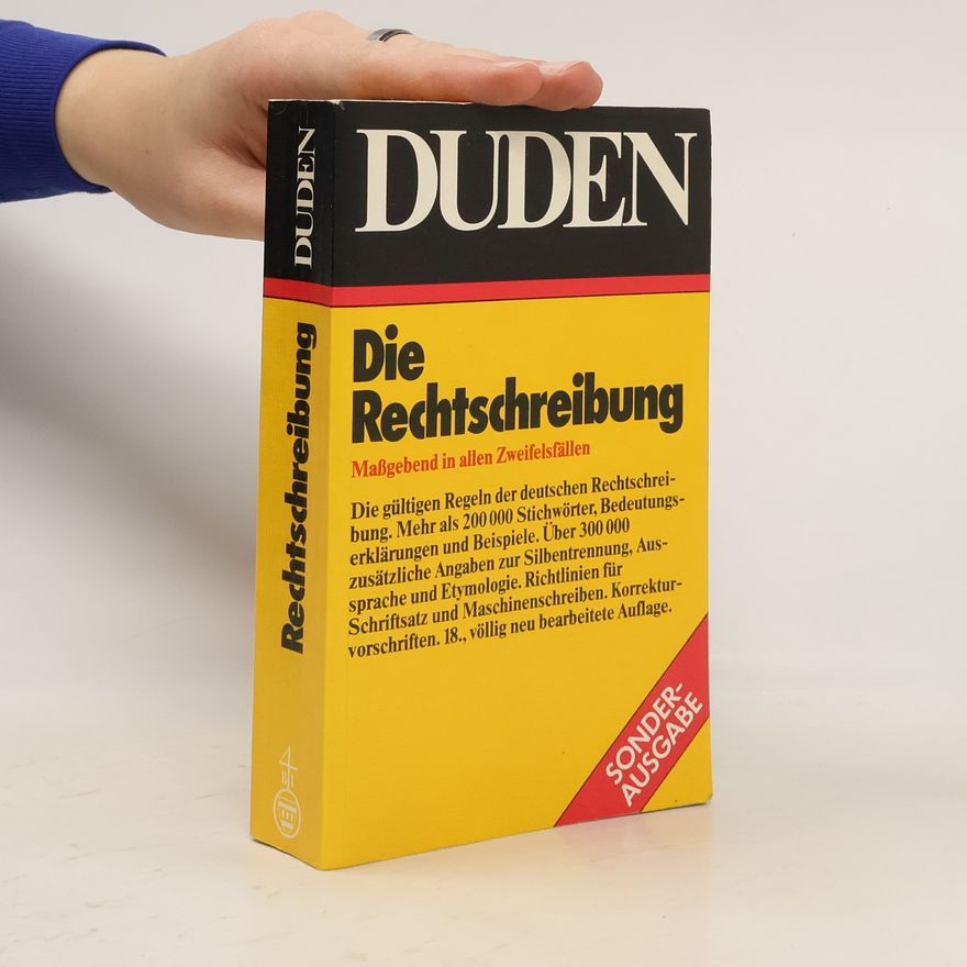 Dieter Berger Duden "Rechtschreibung der deutschen Sprache und der Fremdwörter"