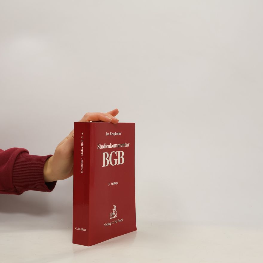 Jan Kropholler Studienkommentar BGB