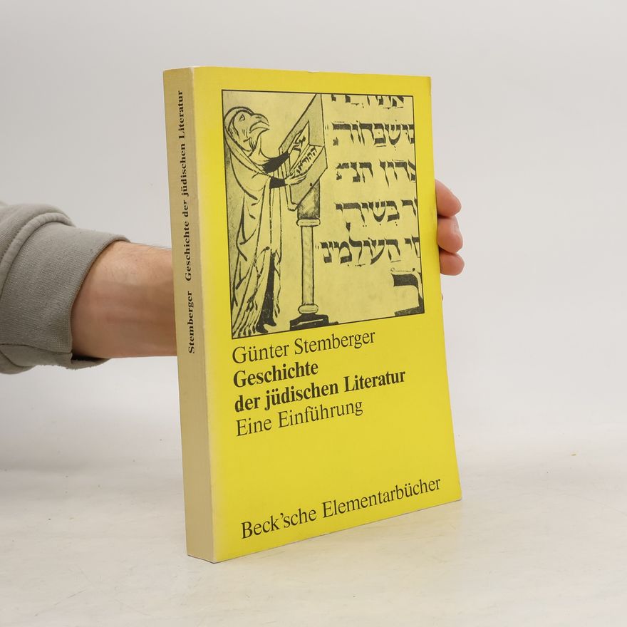 Günter Stemberger Geschichte der jüdischen Literatur