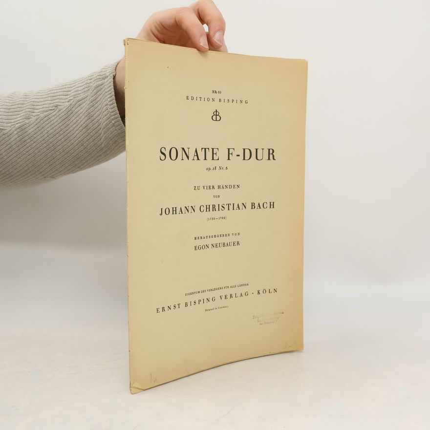 Egon Neubauer Sonate F-Dur