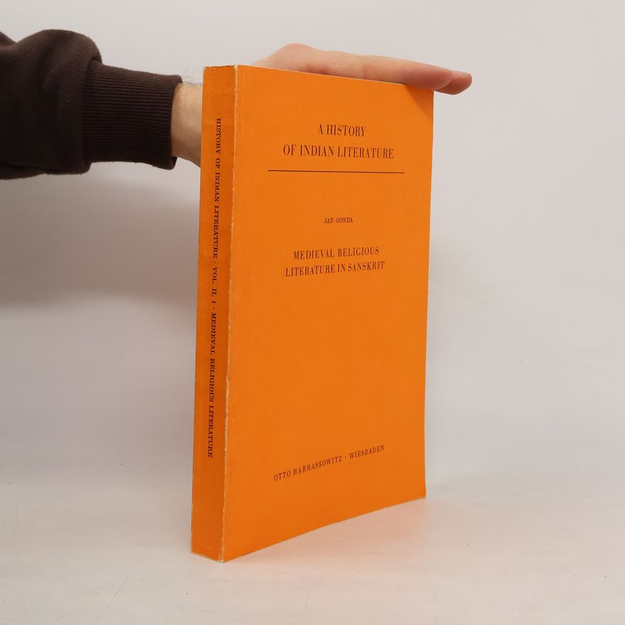 Jan Gonda A History of Indian literature