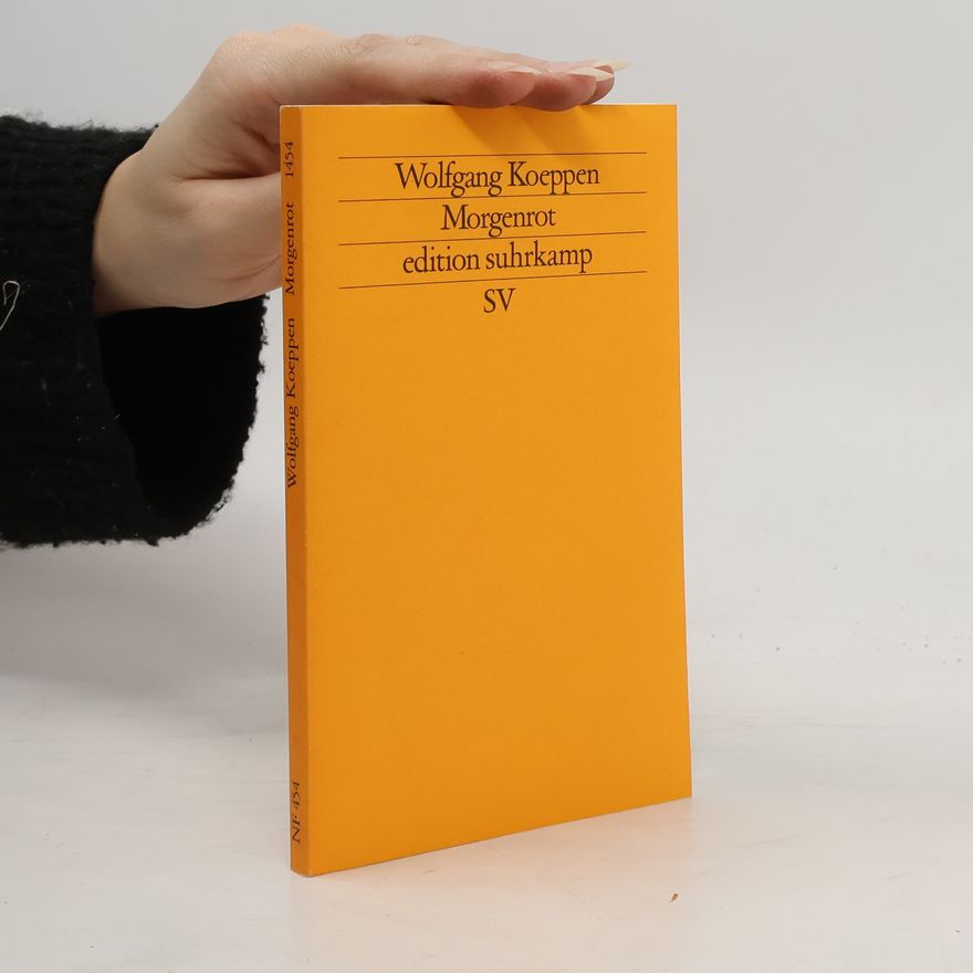 Wolfgang Koeppen Morgenrot. Anfänge eines Romans