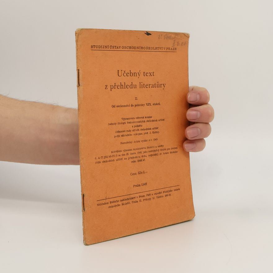 AA.VV. Učebný text z přehledu literatury II.
