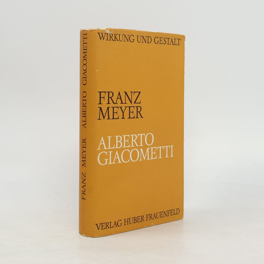 Franz Sales Meyer Alberto Giacometti