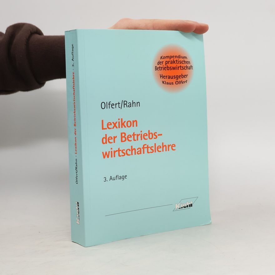 Horst-Joachim Rahn Lexikon der Betriebswirtschaftslehre - 3. Auflage