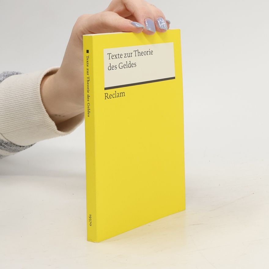 Nele Schneidereit Texte zur Theorie des Geldes