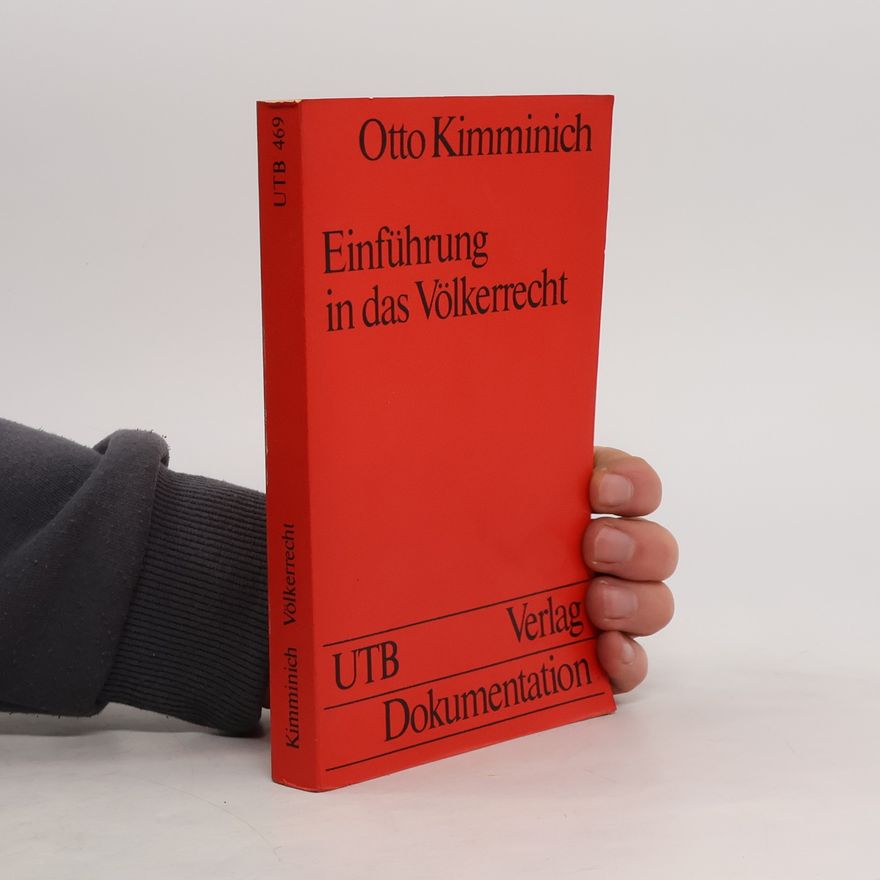 Otto Kimminich Einführung in das Völkerrecht