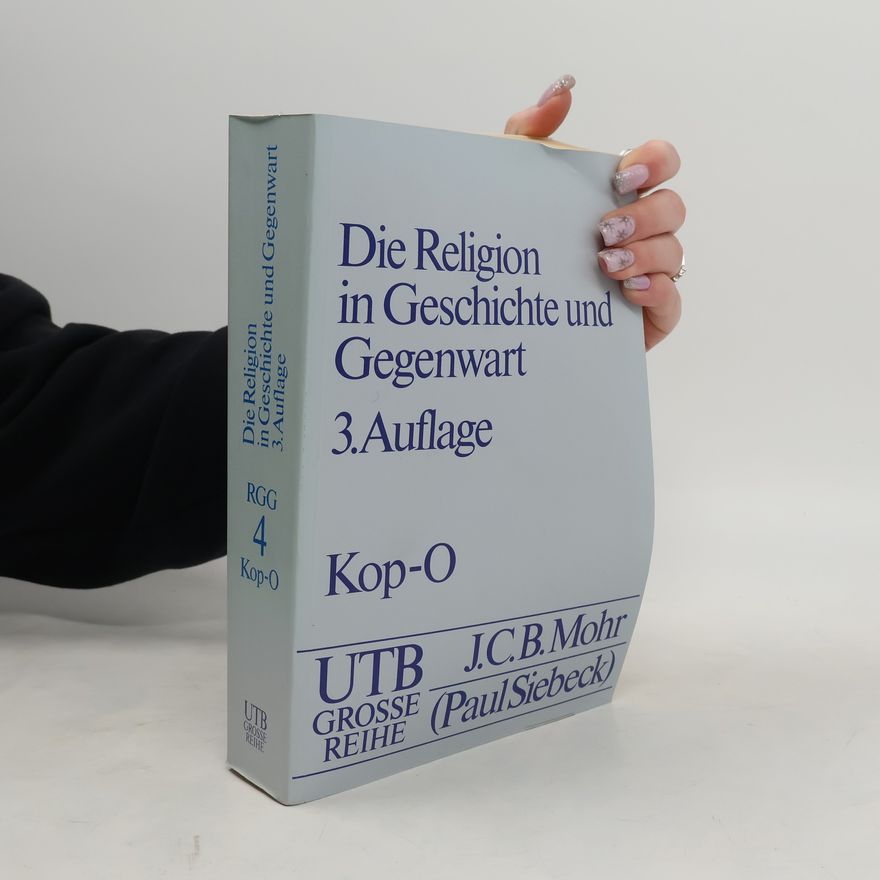 Kurt Galling Die Religion in Geschichte und Gegenwart 4 Kop-O