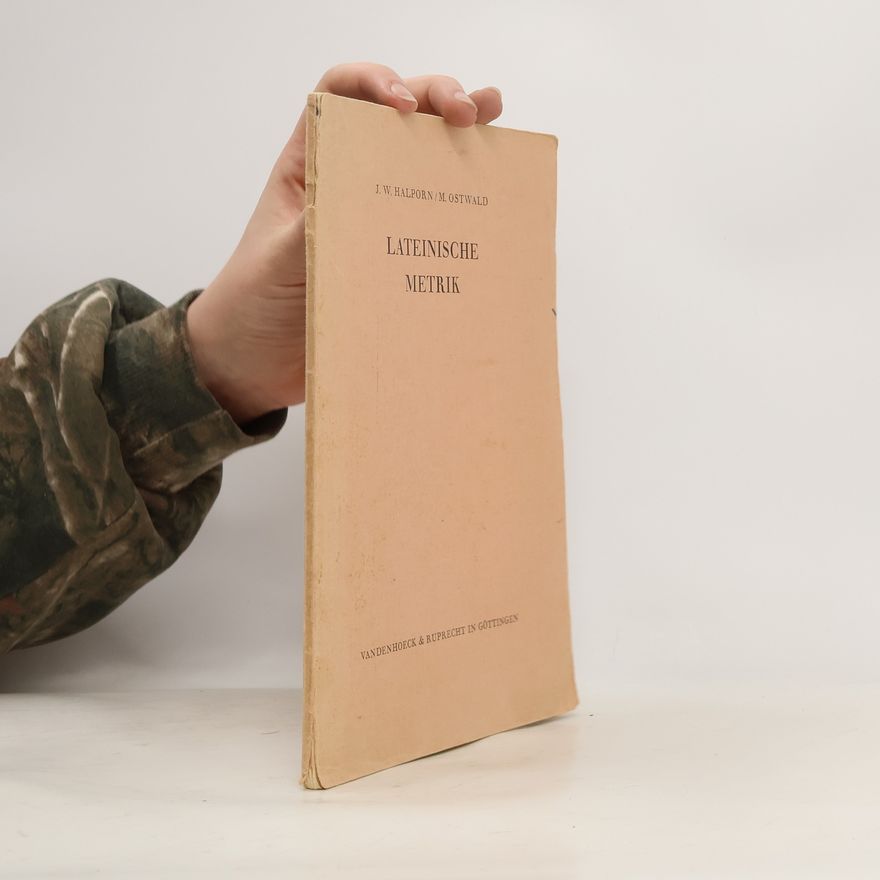 J. W. Halporn Lateinische Metrik