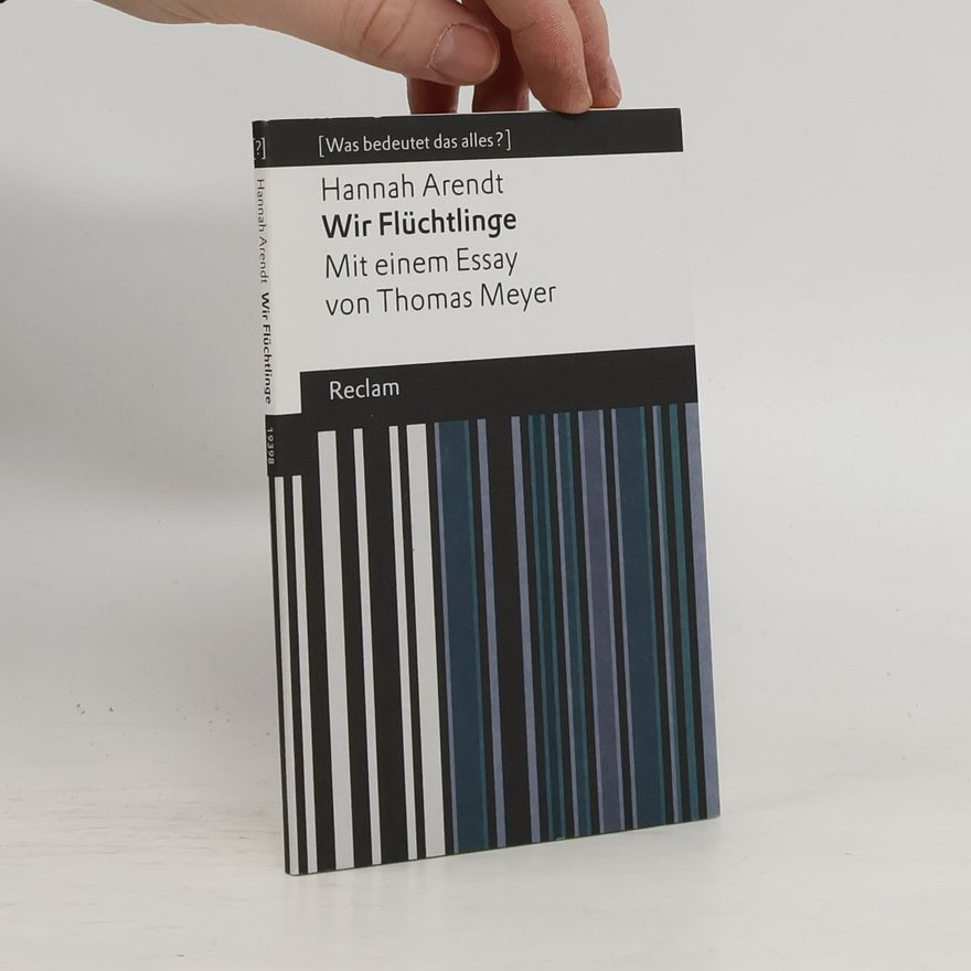 Hannah Arendt Wir Flüchtlinge