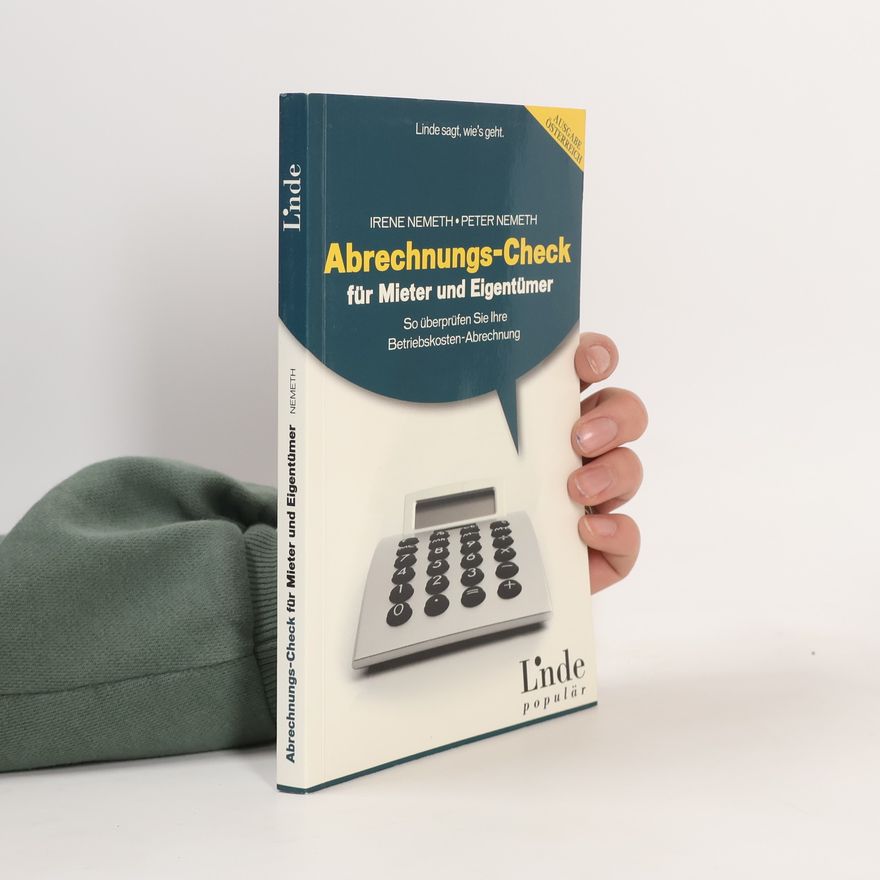 Peter Nemeth Abrechnungs-Check für Mieter und Eigentümer