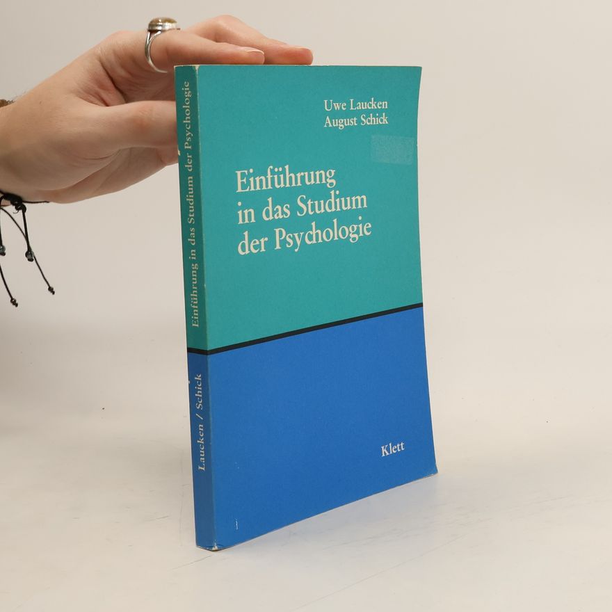 Uwe Laucken Einführung in das Studium der Psychologie