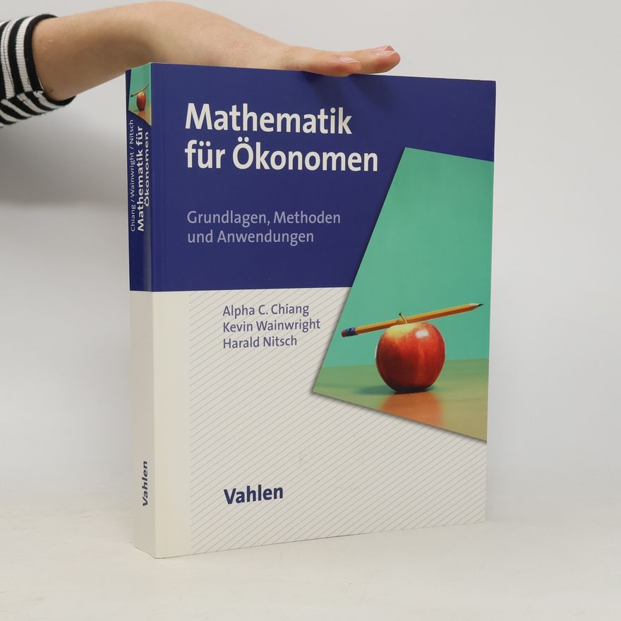 Harald Nitsch Mathematik für Ökonomen