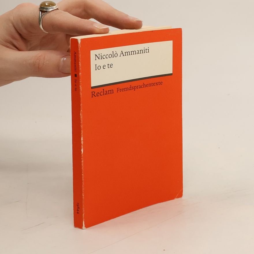 Niccolò Ammaniti Io e te