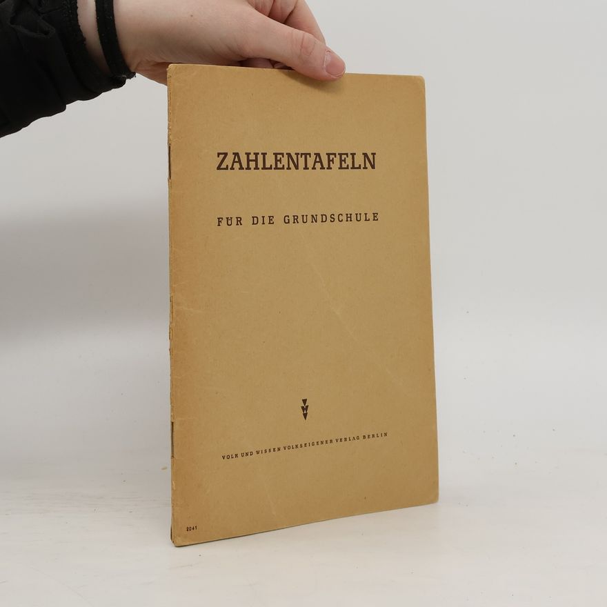 AA.VV. Zahlentafeln für die Grundschule
