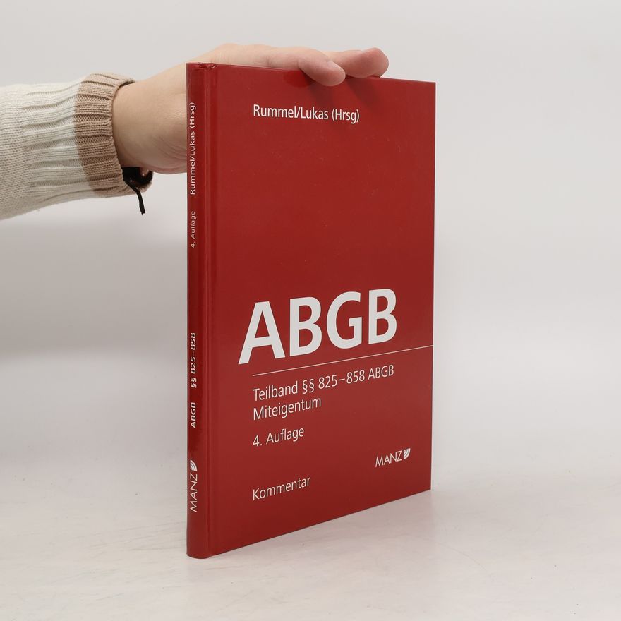 Rummel Kommentar zum Allgemeinen Bürgerlichen Gesetzbuch