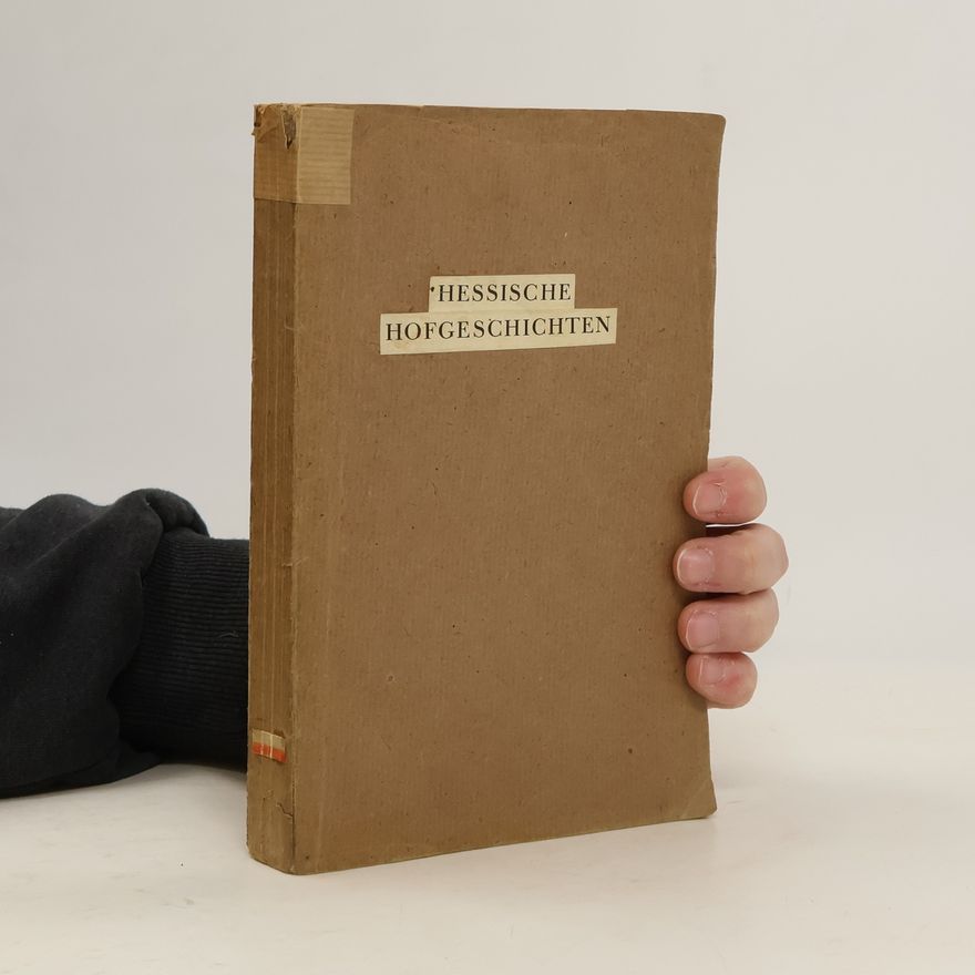 Eduard Vehse Hessische Hofgeschichten