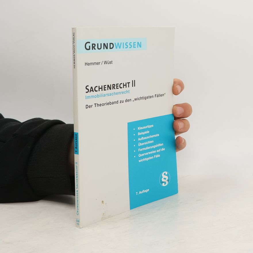 Clemens D'Alquen Grundwissen Sachenrecht II - Immobiliarsachenrecht - 7. Auflage