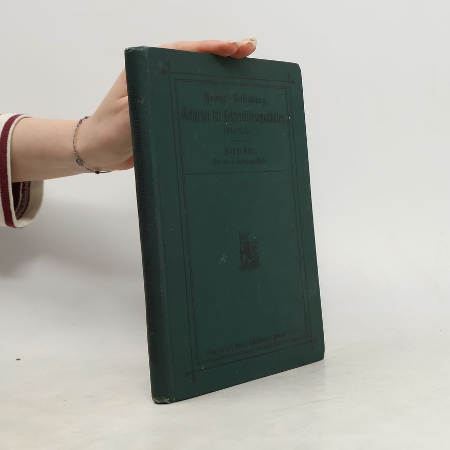 Hermann Rosenburg Die Geschichte für Lehrerbildungsanstalten 4