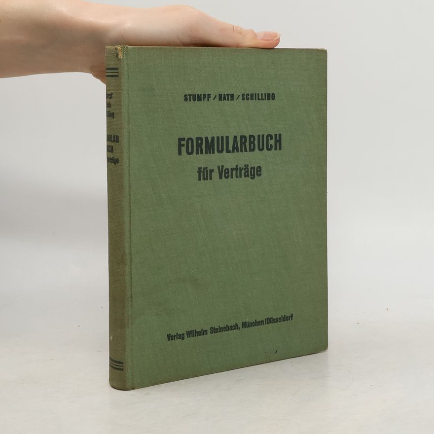 Herbert Nath Formularbuch für Verträge