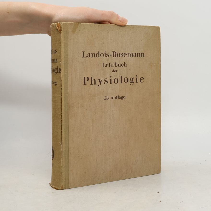 R. Rosemann Lehrbuch der Physiologie