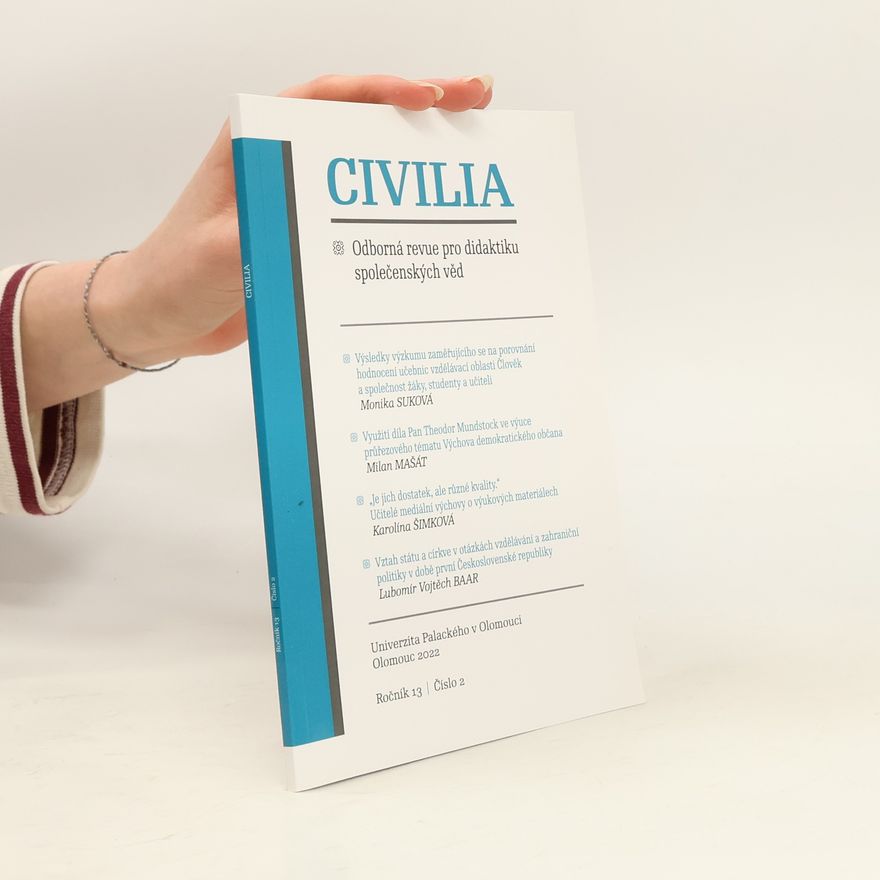 Pavel Krákora Civilia. Odborná revue pro didaktiku společenských věd 2/2019
