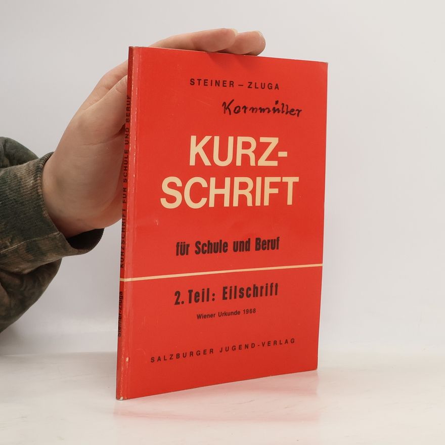 Helmut Zluga Kurzschrift für Schule und Beruf
