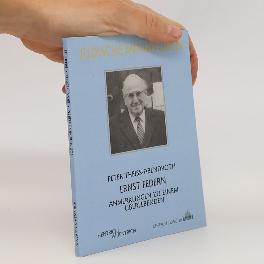 Ernst Federn Jüdische Miniaturen - 153: Ernst Federn