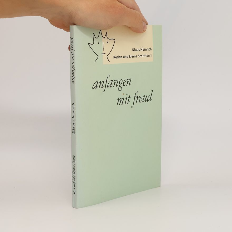 Klaus Heinrich Reden und kleine Schriften 1