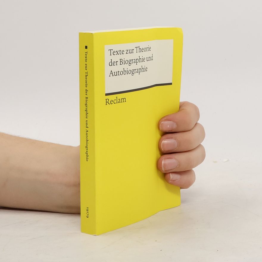 Anja Tippner Texte zur Theorie der Biographie und Autobiographie