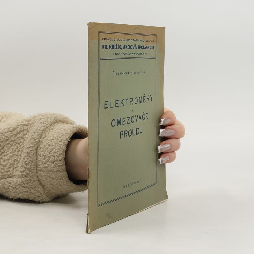Various authors Elektroměry a omezovače proudu