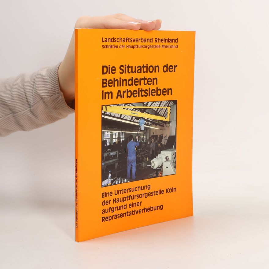Egon Alberding Die Situation der Behinderten im Arbeitsleben