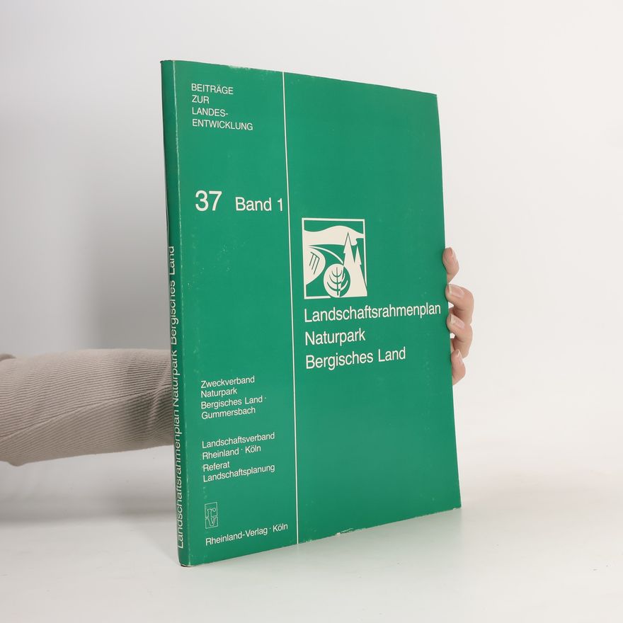 Landschaftsverband Rheinland Köln Referat Landschaftsplanung Landschaftsrahmenplan Naturpark Bergisches Land