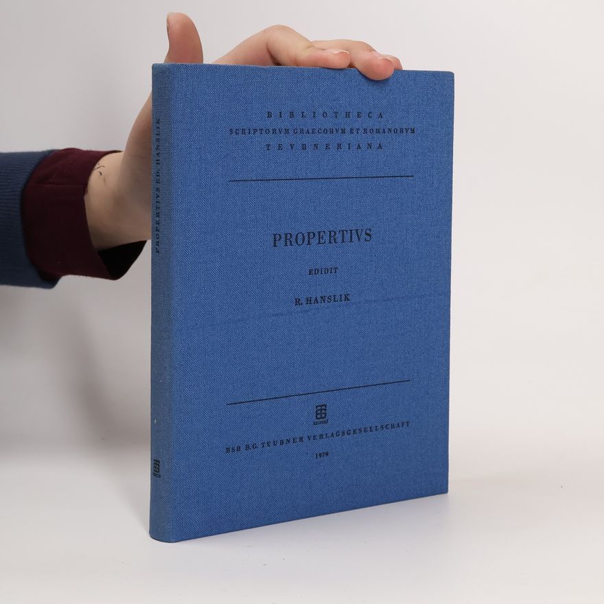 R. Hanslik Propertius