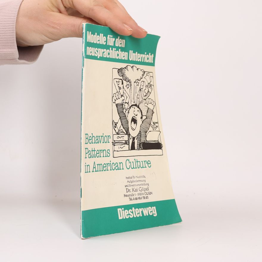 Heribert Walter Behavior Patterns in American Culture